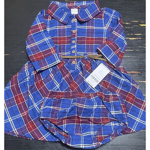 Carter Girls Size 18 Months Dress And Diaper Cover